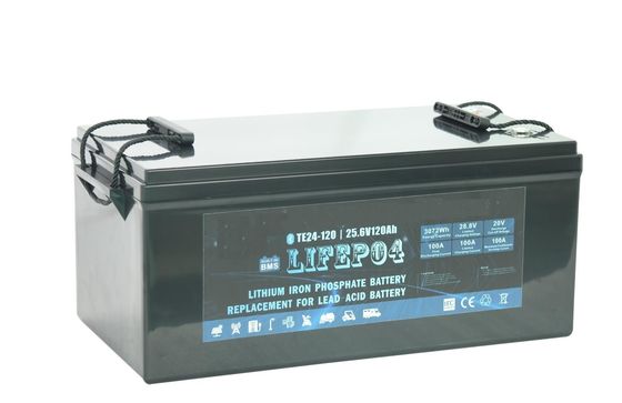 Batteria al litio portatile di 24V 100AH Lifep04 per potere di sostegno