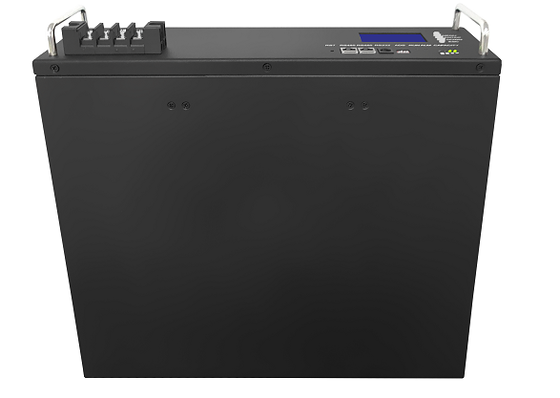 48V 100 AH Telecom Battery Backup Systems montato su rack