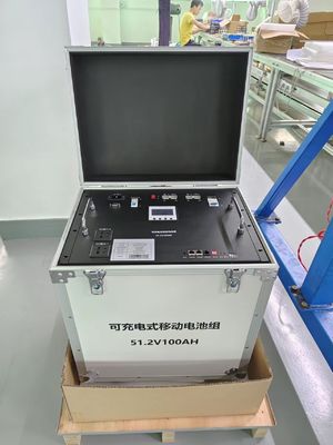 centrale elettrica portatile delle Telecomunicazioni Lifepo4 della batteria dello scaffale del server 48V