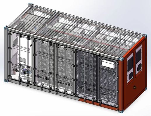 1,3 energia ESS del litio Lifepo4 di MWH BESS Battery Energy Storage System
