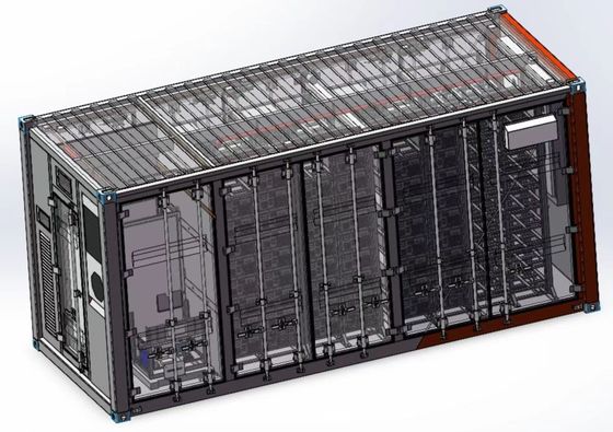 Immagazzinamento dell'energia ESS di Lifepo4 51.2v BESS Power System 500kw