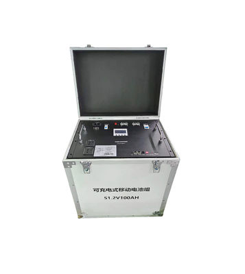 51.2v bottaio di sostegno portatile Emergency Battery Pack della batteria 100ah