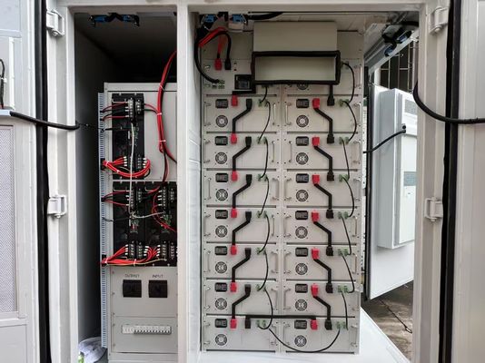 Sistema di accumulo dell'energia con batteria BESS di potenza nominale AC400V con tolleranza ad alta temperatura e tecnologia a batteria agli ioni di litio