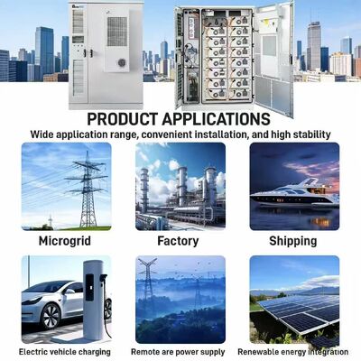 Funzione di spostamento del carico di picco della batteria del sistema di accumulo di energia LiFePo4