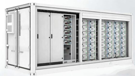 Sistema di accumulo di energia industriale e commerciale per lo spostamento del carico